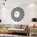 Feather Sun Wall Clock - DWHOME