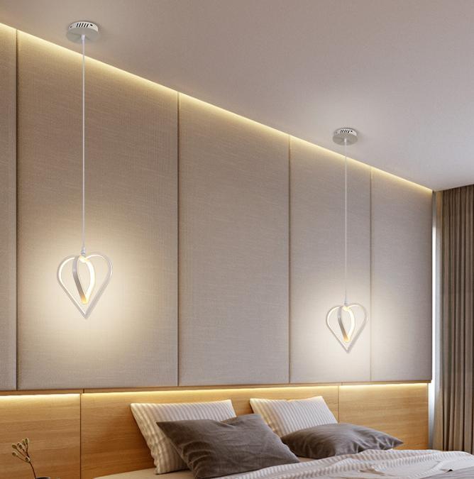 LED Heart Shape Design Pendant Light - DWHOME