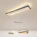 LED Creative Simple Modern Black & White Ceiling Light - DWHOME