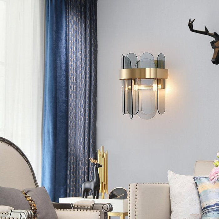 Applique murale décorative en verre LED moderne-DWHOME