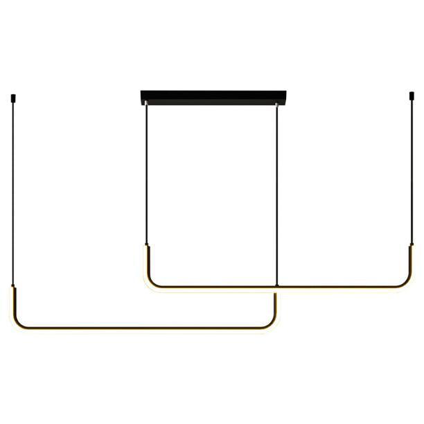 LED Modern Office Linear Pendant Light - DWHOME