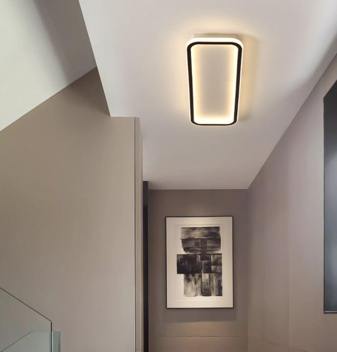 LED Simple Modern Ceiling Light Black+White 2 - DWHOME