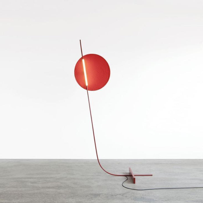 LED Red Arc Creative Floor Lamp - DWHOME