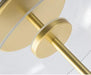 LED Glass Gold Floor Lamp - DWHOME
