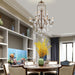 LED Crystal Metal Retro Chandalier - DWHOME