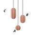 LED Simple Metal Modern Pendant Light - DWHOME