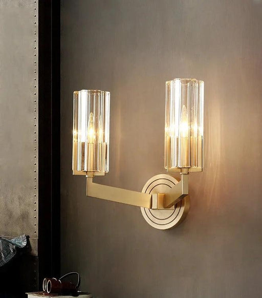 LED Brass Single/Double Decorative Wall Light-DWHOME