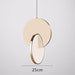 LED Twin Discs Modern Pendant Light - DWHOME