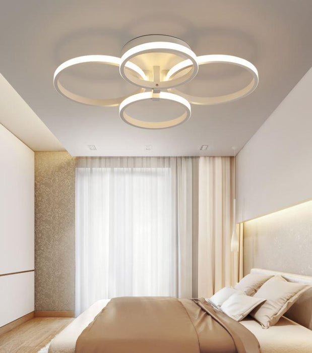 Modern Multi-Circle LED Ceiling Light for Living Room - DWHOME