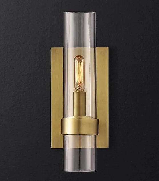 LED Glass Cylinder Design Decorative Wall Light - DWHOME