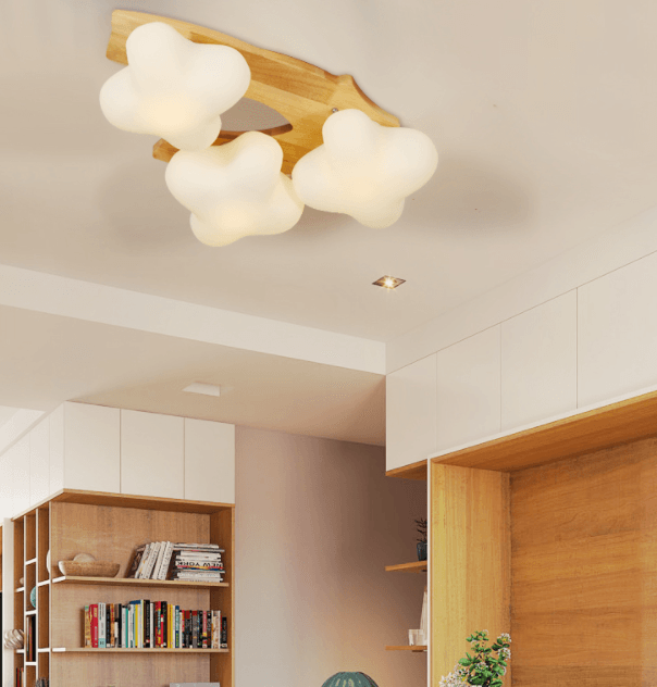 LED Wood & Cloud Creative Design Children Ceiling Light - DWHOME
