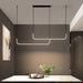 LED Modern Office Linear Pendant Light - DWHOME