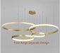 LED Circle Rings Pendant Chandelier - DWHOME