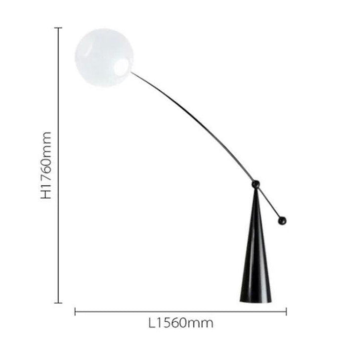 LED Moon & Branch Modern Floor Lamp-DWHOME