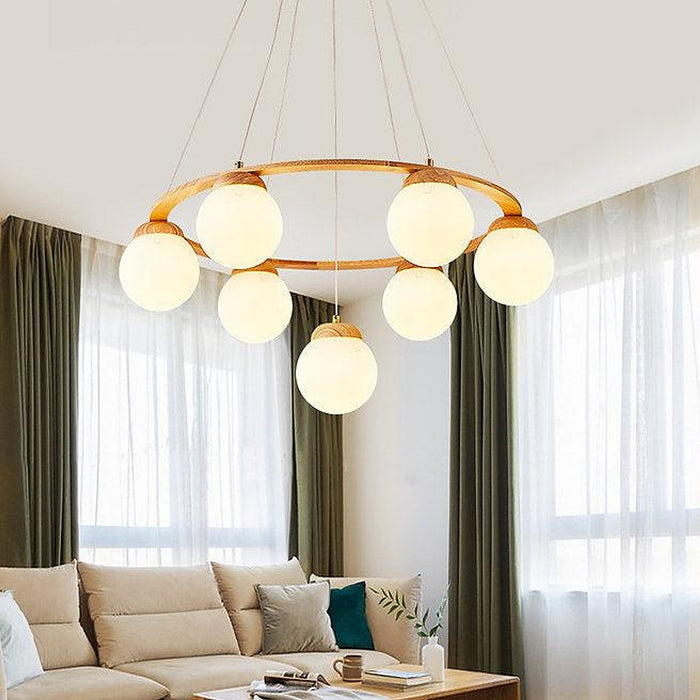 LED Round Molecular Modern Pendant Light-DWHOME