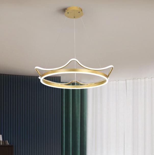 LED Modern Crown Design Pendant Light - DWHOME