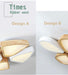 Modern Acrylic LED Flower Ceiling Light for Living Room Bedroom - DWHOME