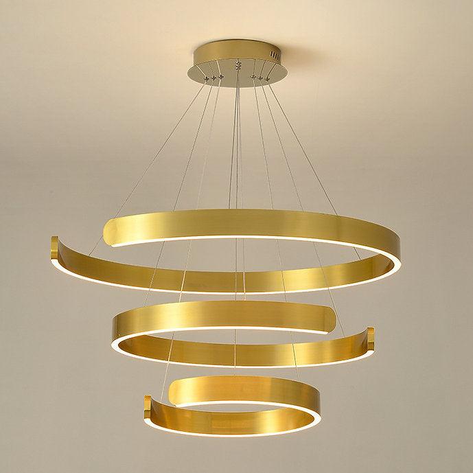 LED Multi-layer Modern Decorative Round Pendant Light - DWHOME