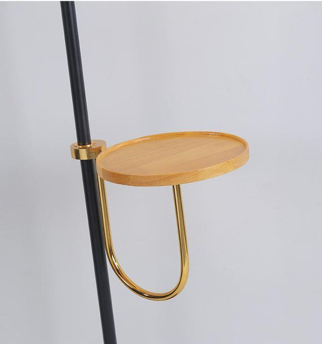 LED Curve Standing Lamp with Tea Table - DWHOME