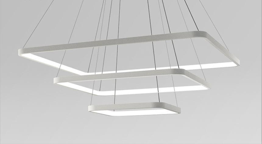 Post Modern Square Design LED Acrylic Pendant Light Chandelier - DWHOME
