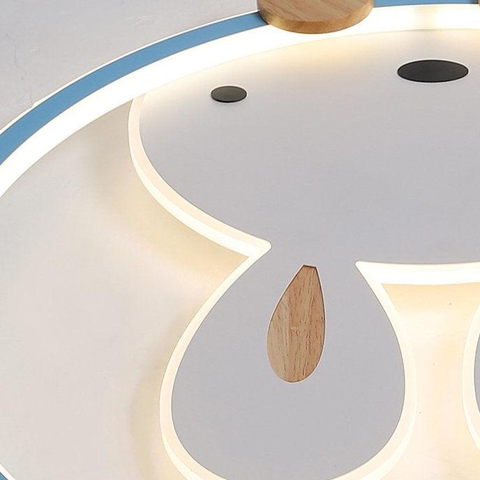 LED Bunny Design Modern Children Ceiling Light - DWHOME