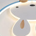 LED Bunny Design Modern Children Ceiling Light - DWHOME