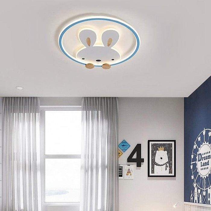 LED Bunny Design Modern Children Ceiling Light-DWHOME