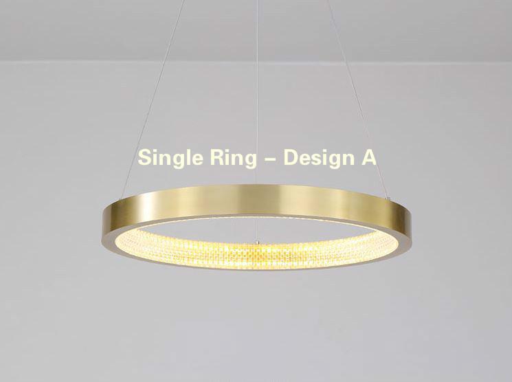 LED Circle Rings Pendant Chandelier - DWHOME