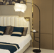 LED European Feather Lampshade Modern Floor Lamp - DWHOME