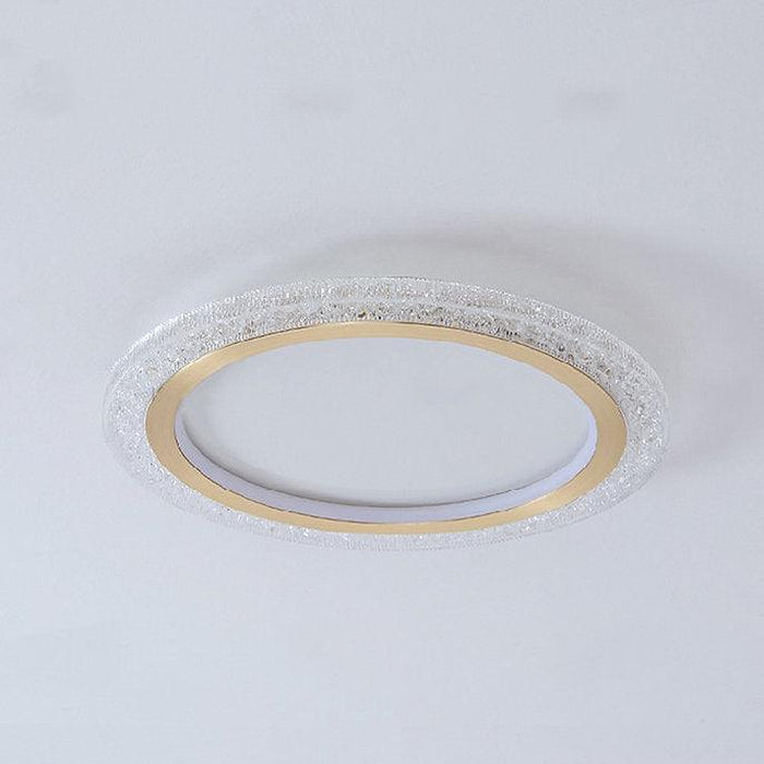 LED Super Thin Brass & Acrylic Ceiling Light-DWHOME