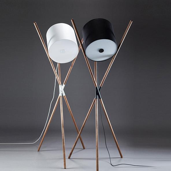 LED SImple Cylinder TableFloor Lamp - DWHOME