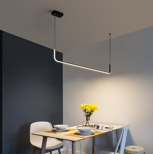 LED Modern Office Linear Pendant Light - DWHOME