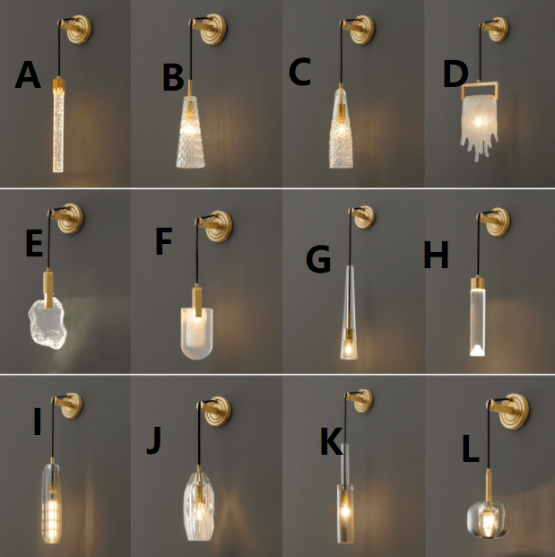 LED Crystal Multi-Design Decorative Wall Light - DWHOME