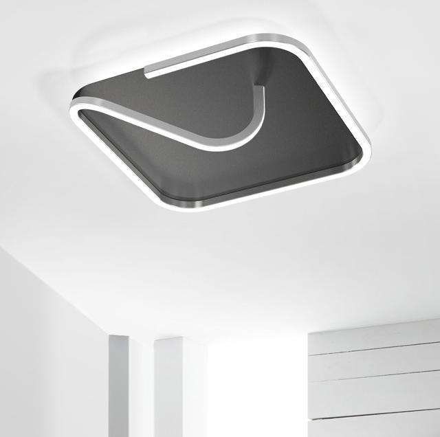 LED Modern Rope with Square Ceiling Light - DWHOME
