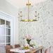 Retro LED Gold Metal Crystal Pendant Chandelier - DWHOME