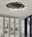 LED Double Ovals Metal Ceiling Light - DWHOME