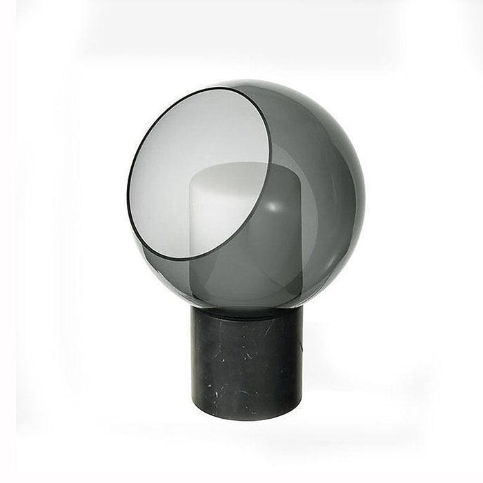LED Modern Simple Glass Cover Marble Body Table Lamp-DWHOME