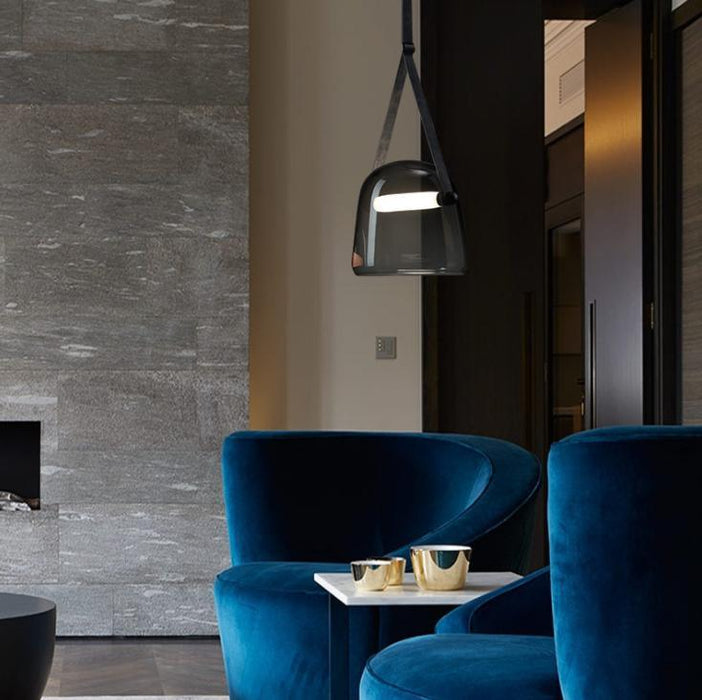 LED Modern Belt Creative Pendant Light - DWHOME