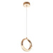 LED Multi-Design Golden Ring PendantCeilingWallTable Light - DWHOME