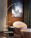 LED Curve Standing Lamp with Tea Table - DWHOME