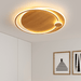 LED Japanese Style Simple Wooden Color Modern Ceiling Light - DWHOME