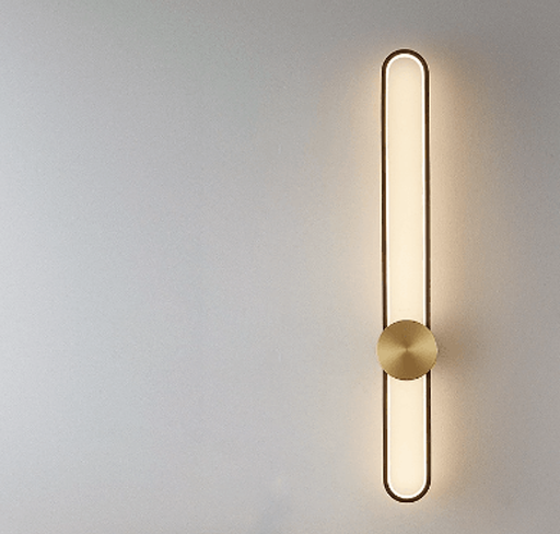 LED Modern Brass Simple Bedside Wall Light-DWHOME