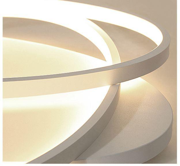 LED Double Ovals Metal Ceiling Light - DWHOME