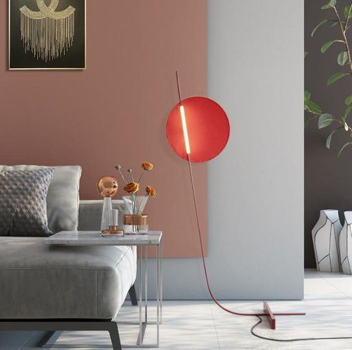 LED Red Arc Creative Floor Lamp - DWHOME