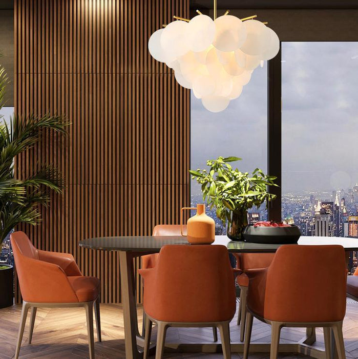 LED Round Leaves Modern Pendant Light - DWHOME