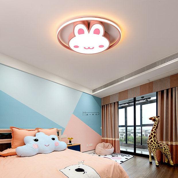 LED Rabbit Design Modern Cute Children Ceiling Light - DWHOME