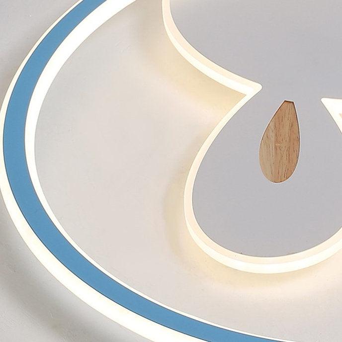 LED Bunny Design Modern Children Ceiling Light - DWHOME