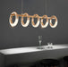 LED Multi-Design Golden Ring PendantCeilingWallTable Light - DWHOME