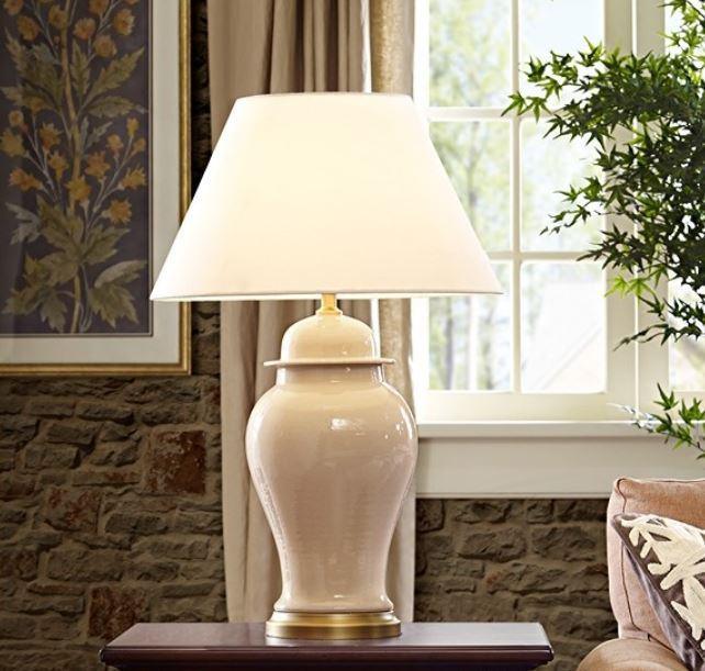 LED American Ceramics Table Lamp - DWHOME
