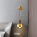 LED Modern Brass Bedside Wall Lamp-DWHOME